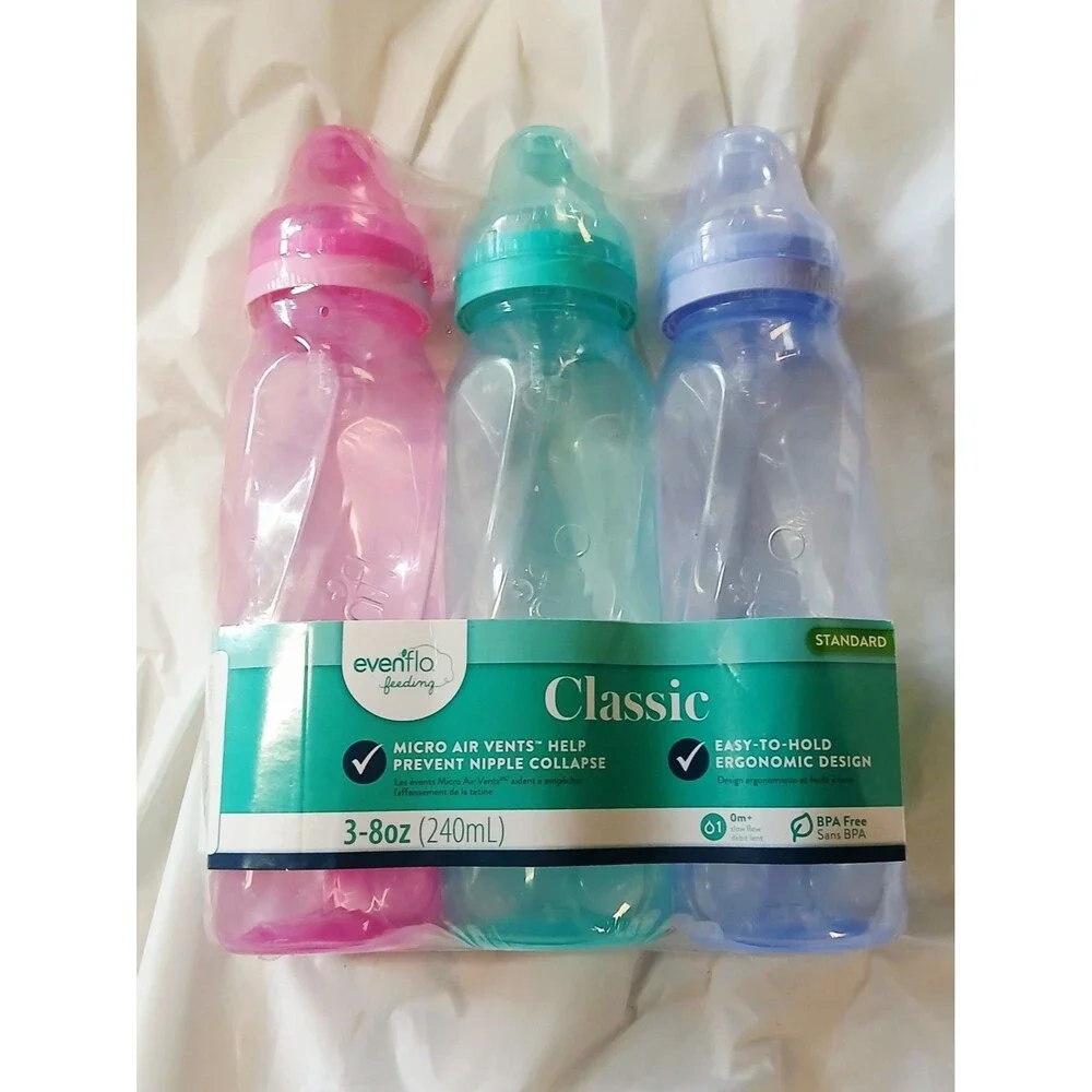 Baby Bundle A1- 4 blankets, 3 bottles, 3pk diaper genie refills, wipes, teether